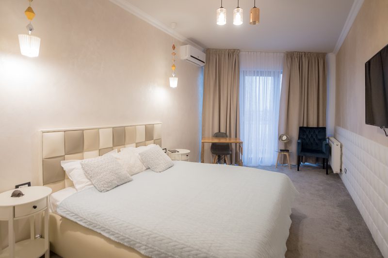 Cameră dublă Brater, cu balcon și colț de lucru
